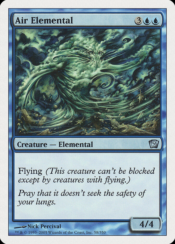 Air Elemental — Ninth Edition 58/709
