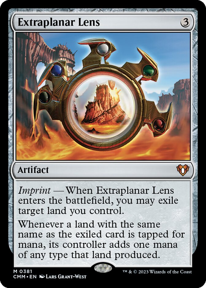 Extraplanar Lens — Commander Masters 381/1067