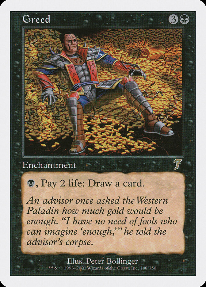 Greed — Seventh Edition 140/708
