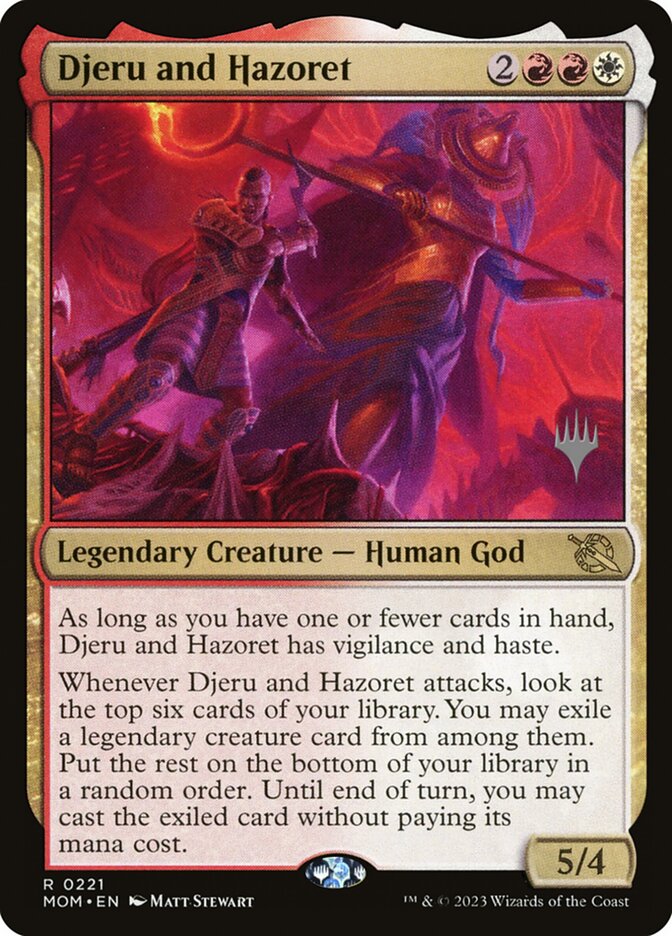 Djeru and Hazoret — March of the Machine Promos 221p/134