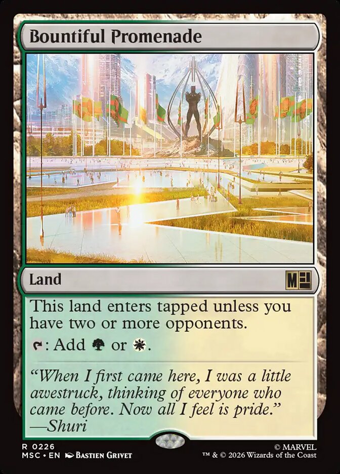 Bountiful Promenade — Marvel Super Heroes Commander 226/866