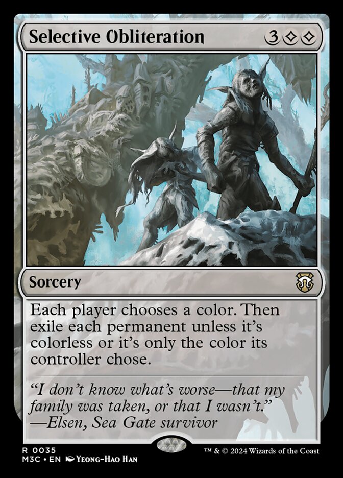 Selective Obliteration — Modern Horizons 3 Commander 35/398