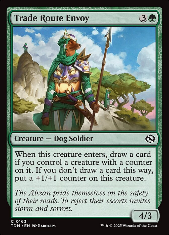 Trade Route Envoy — Tarkir: Dragonstorm 163/427