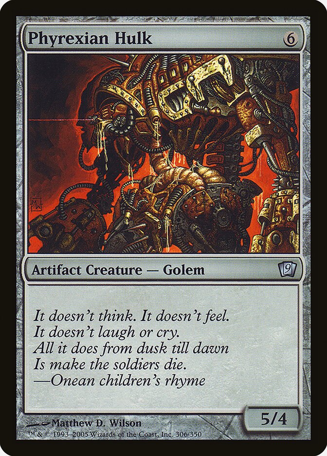 Phyrexian Hulk — Ninth Edition 306★/709