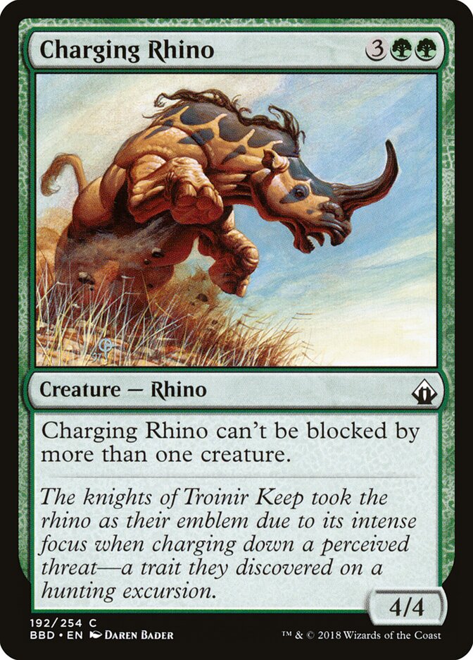 Charging Rhino — Battlebond 192/256