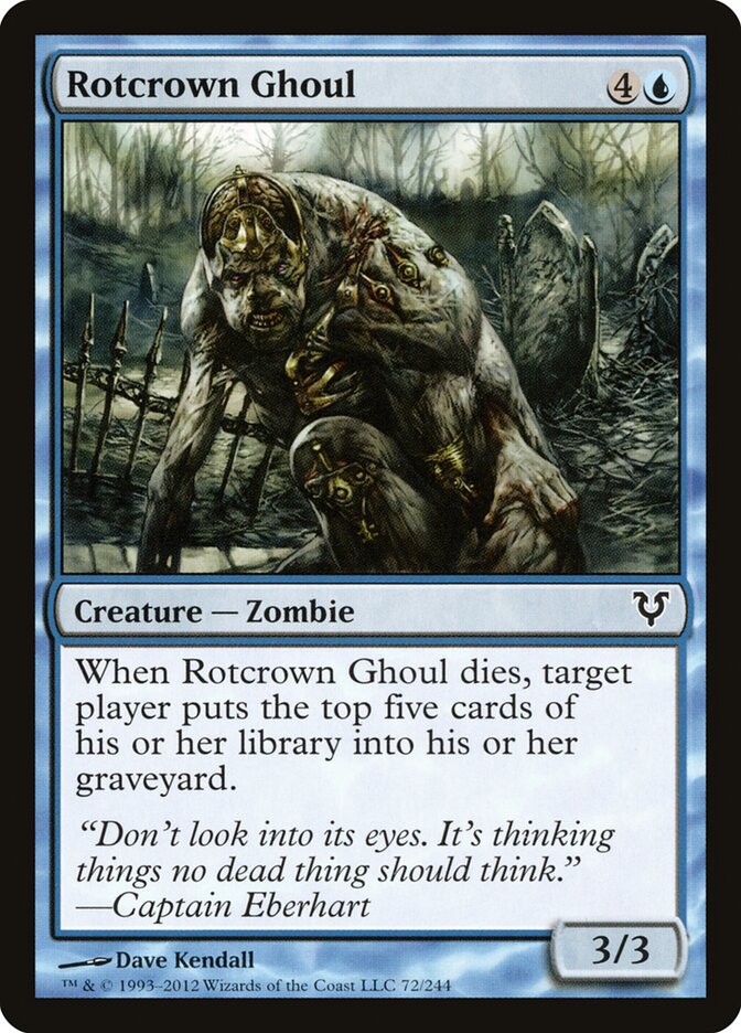 Rotcrown Ghoul — Avacyn Restored 72/244