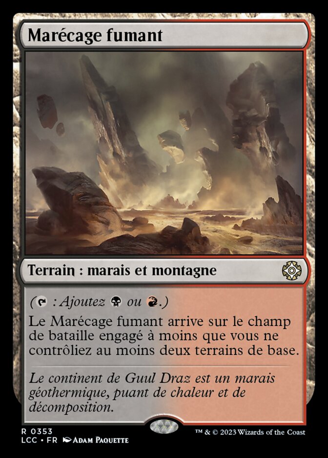 Marécage fumant — The Lost Caverns of Ixalan Commander 353/370