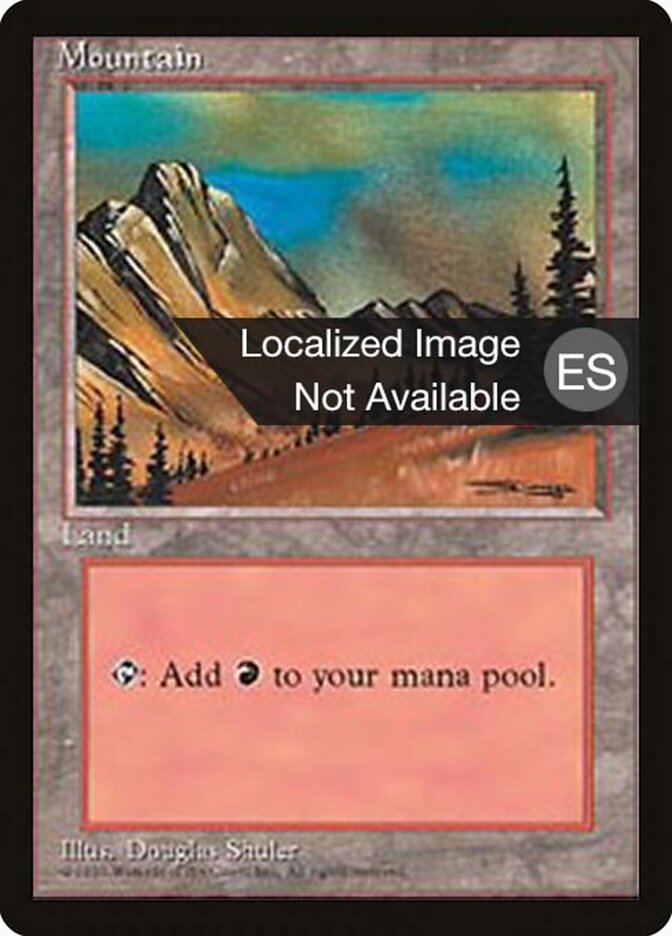Mountain — Fourth Edition Foreign Black Border 375/378