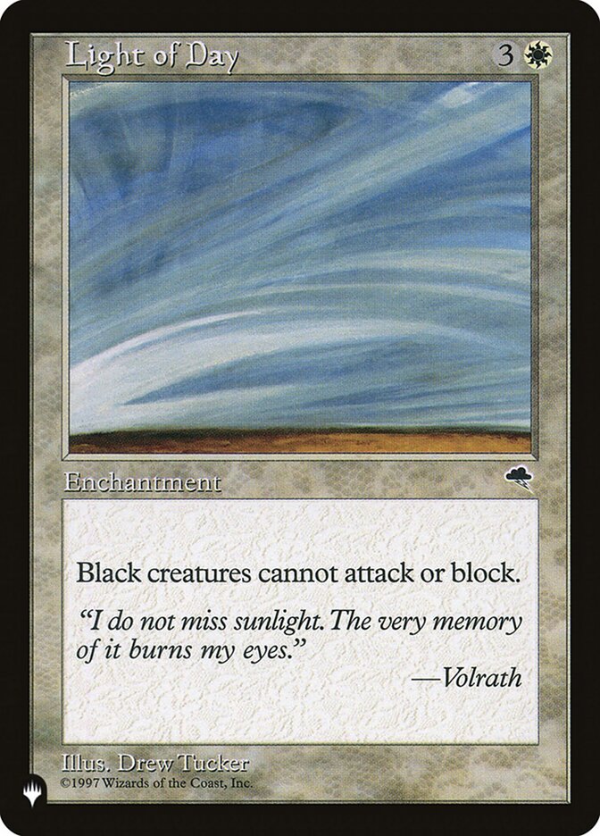 Light of Day — The List TMP-27/5581