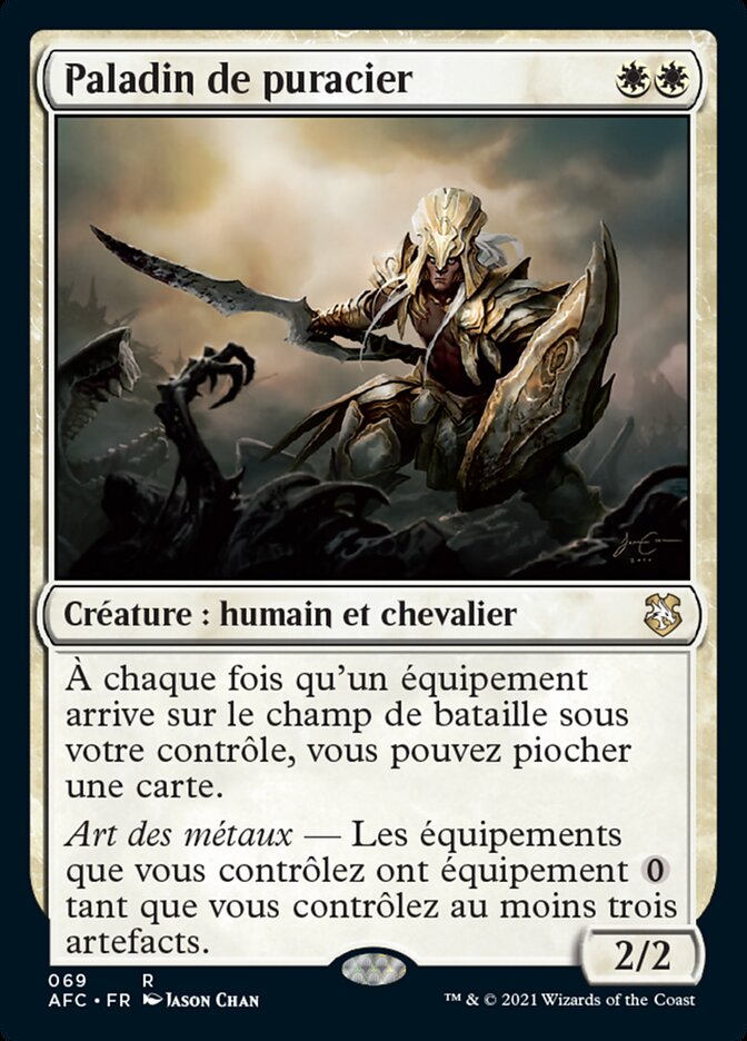 Paladin de puracier — Forgotten Realms Commander 69/331