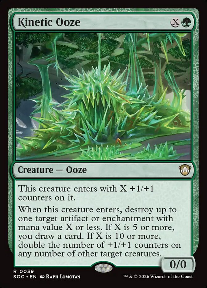 Kinetic Ooze — Secrets of Strixhaven Commander 39/426