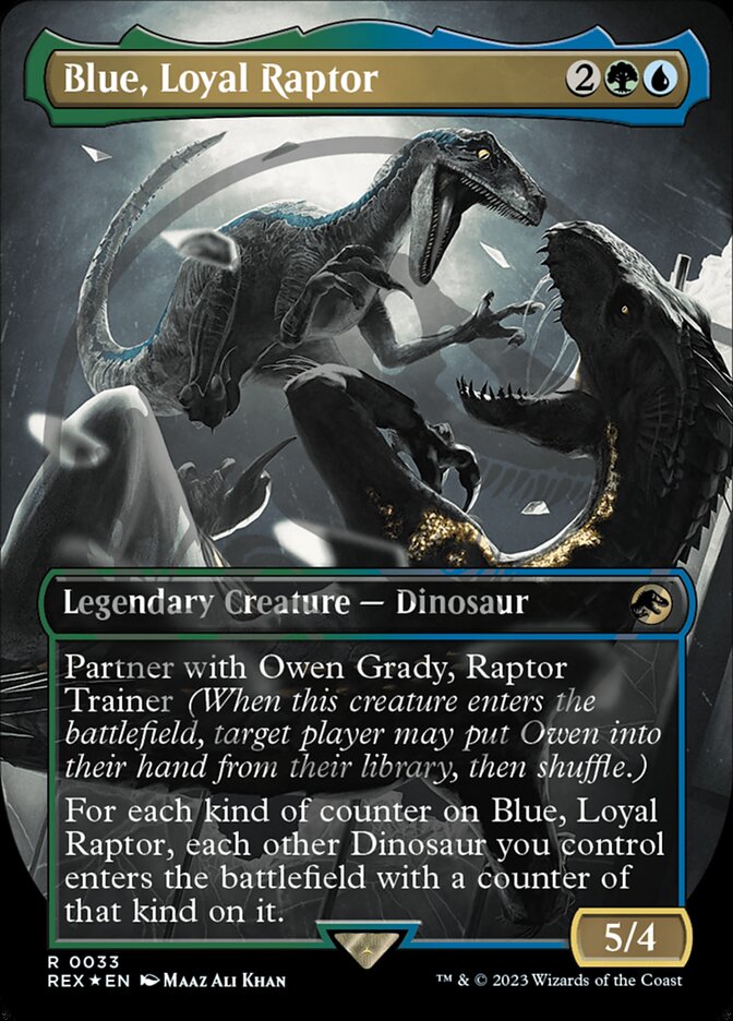 Blue, Loyal Raptor — Jurassic World Collection 33/45