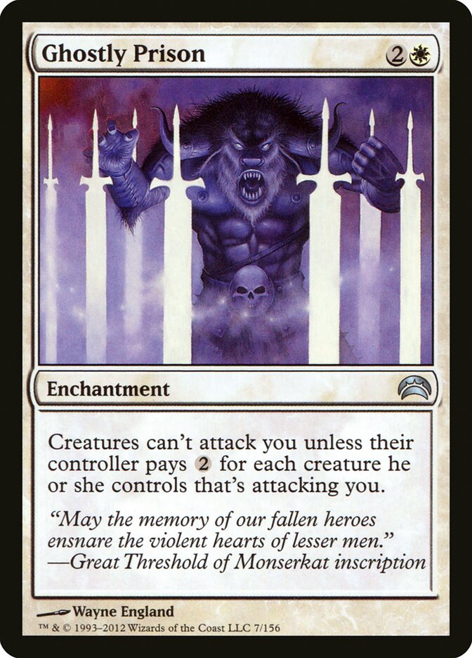 Ghostly Prison — Planechase 2012 7/156