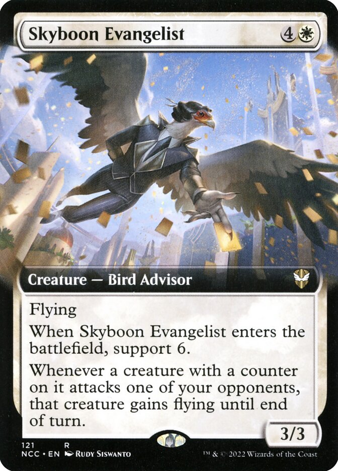 Skyboon Evangelist — New Capenna Commander 121/447