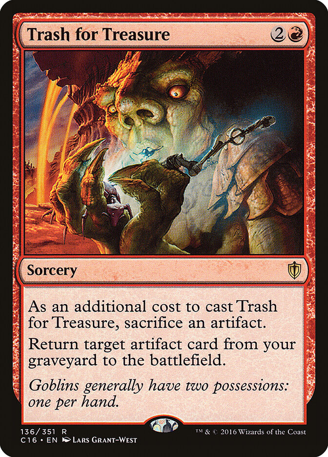 Trash for Treasure — Commander 2016 136/351
