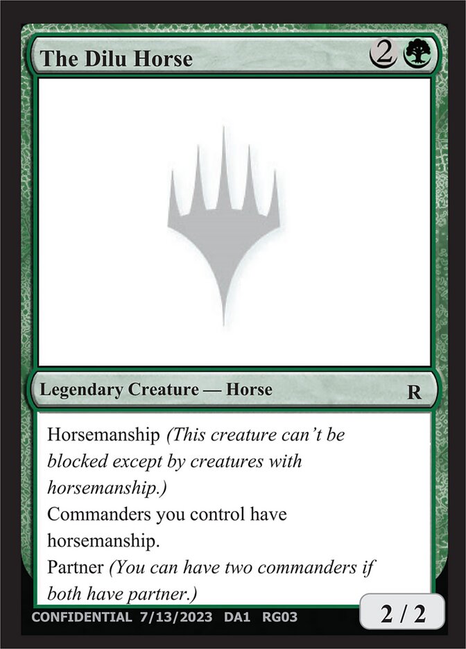 The Dilu Horse — Unknown Event RG03d/512