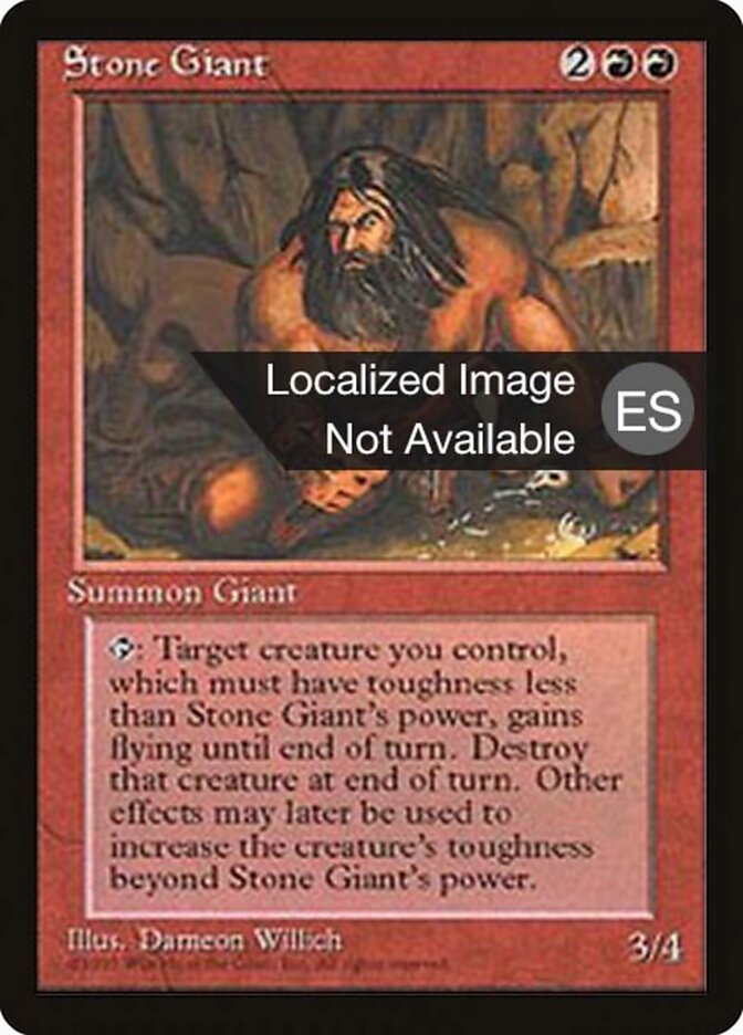 Stone Giant — Fourth Edition Foreign Black Border 223/378