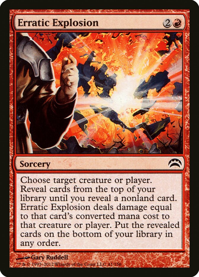 Erratic Explosion — Planechase 2012 41/156