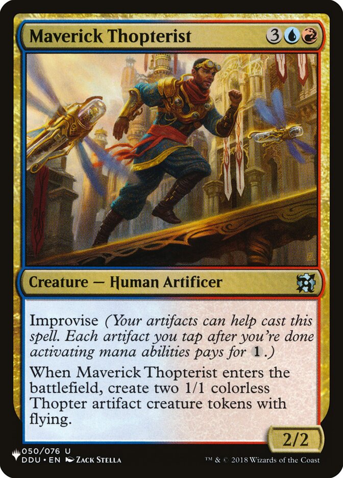 Maverick Thopterist — The List DDU-50/5581