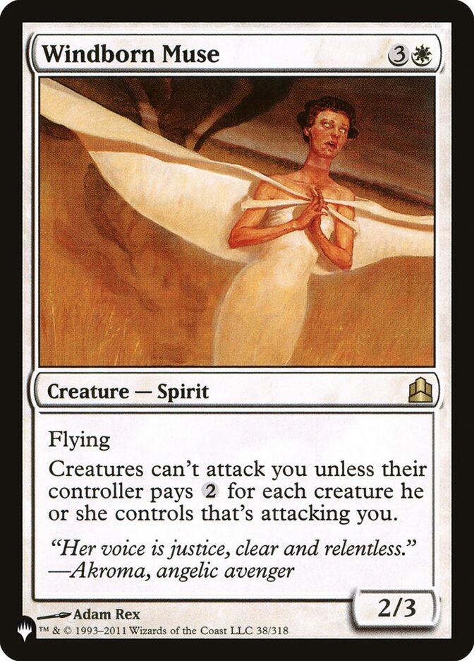Windborn Muse — The List CMD-38/5581