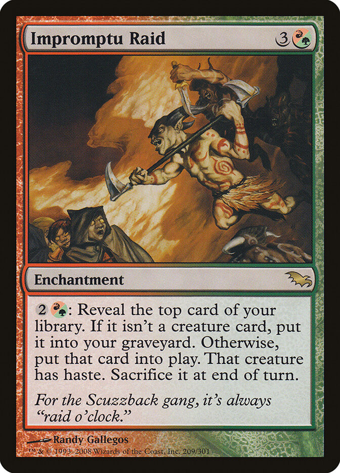 Impromptu Raid — Shadowmoor 209/302