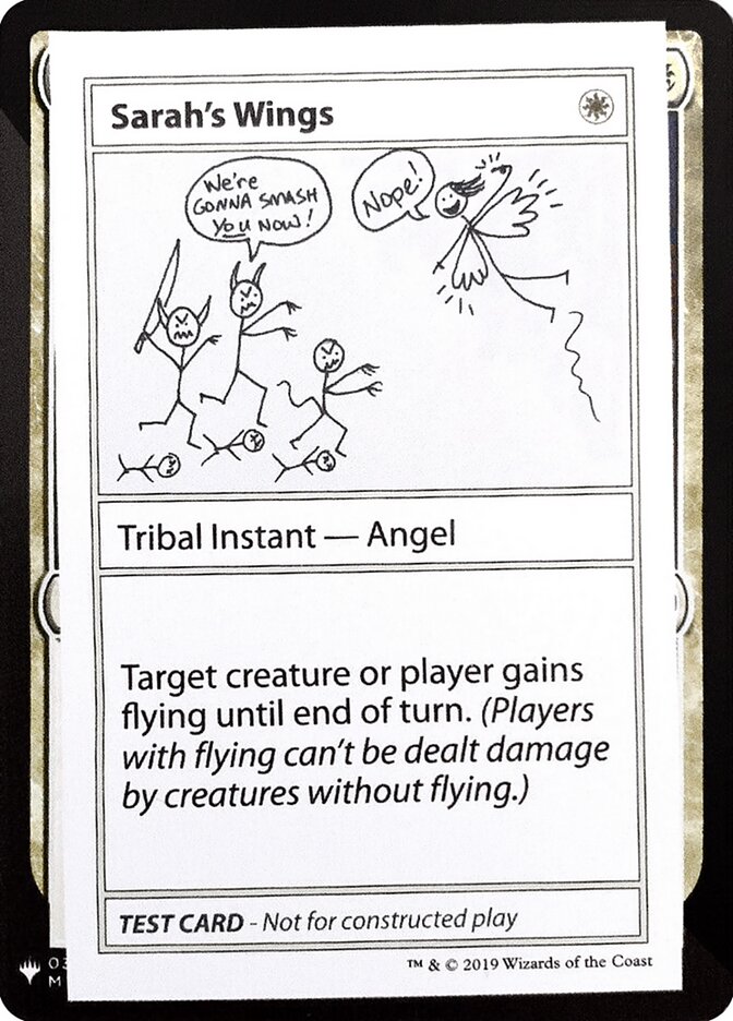 Sarah's Wings — Mystery Booster Playtest Cards 2019 11/121