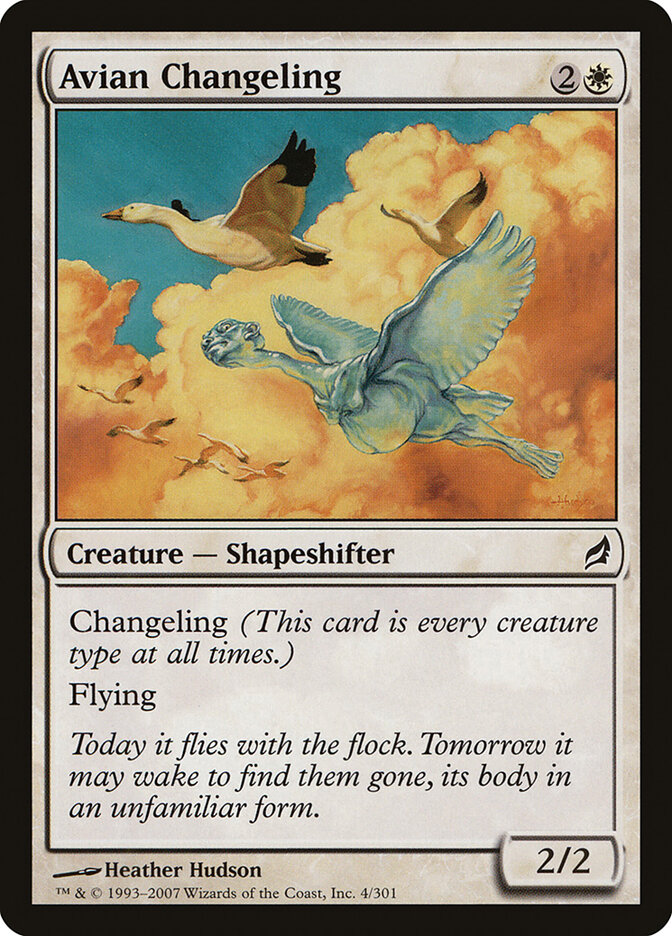 Avian Changeling — Lorwyn 4/301