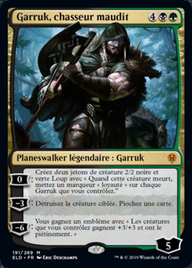 Garruk, chasseur maudit — Throne of Eldraine 191/398