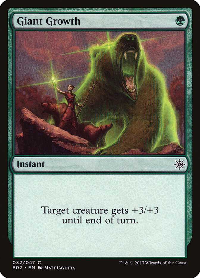 Giant Growth — Explorers of Ixalan 32/48