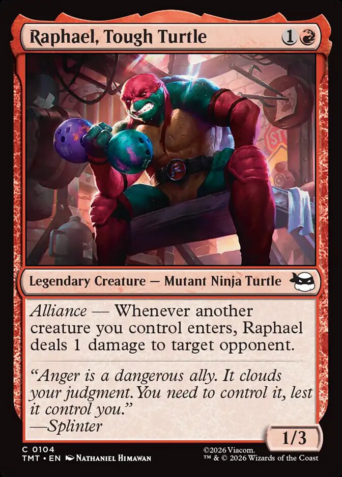 Raphael, Tough Turtle — Teenage Mutant Ninja Turtles 104/320