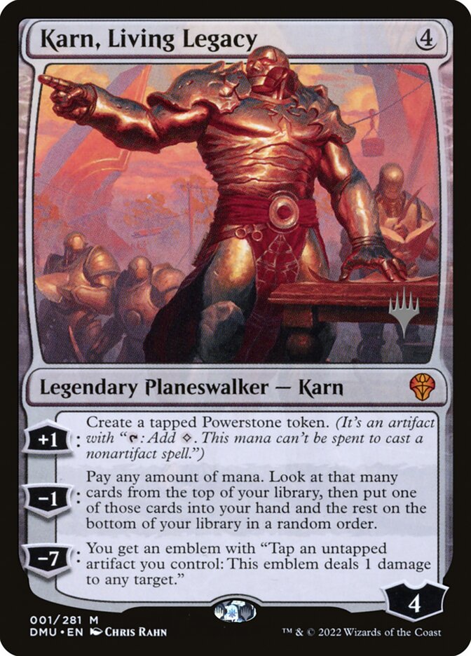 Karn, Living Legacy — Dominaria United Promos 1p/161