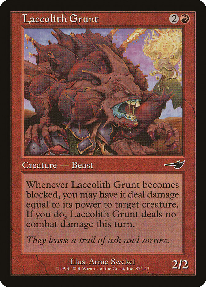 Laccolith Grunt — Nemesis 87/143