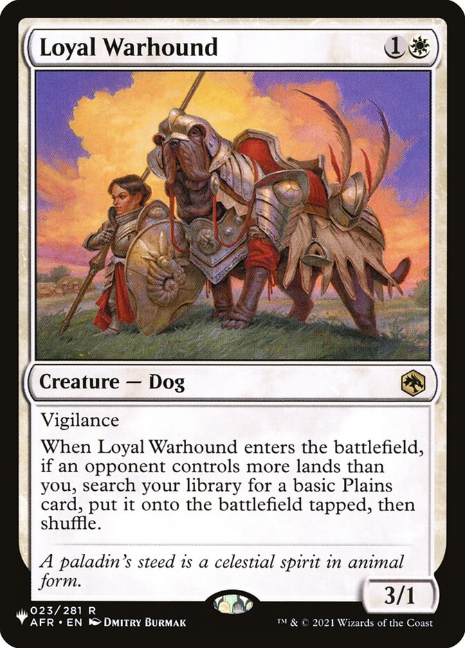Loyal Warhound — The List AFR-23/5581
