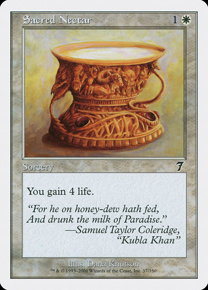 Nectar sacré — Seventh Edition 37/708