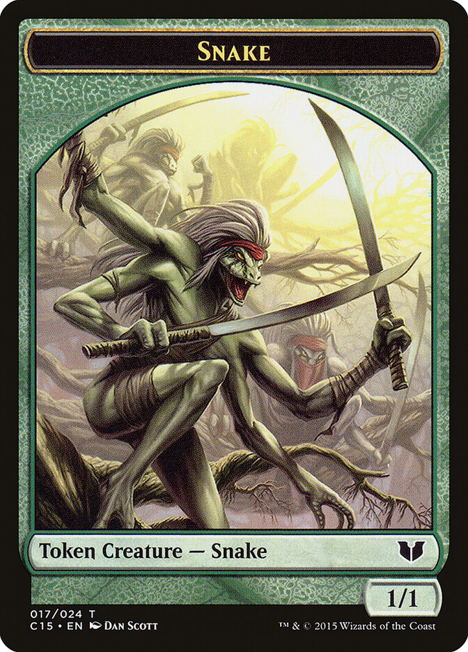 Snake — Commander 2015 Tokens 17/25