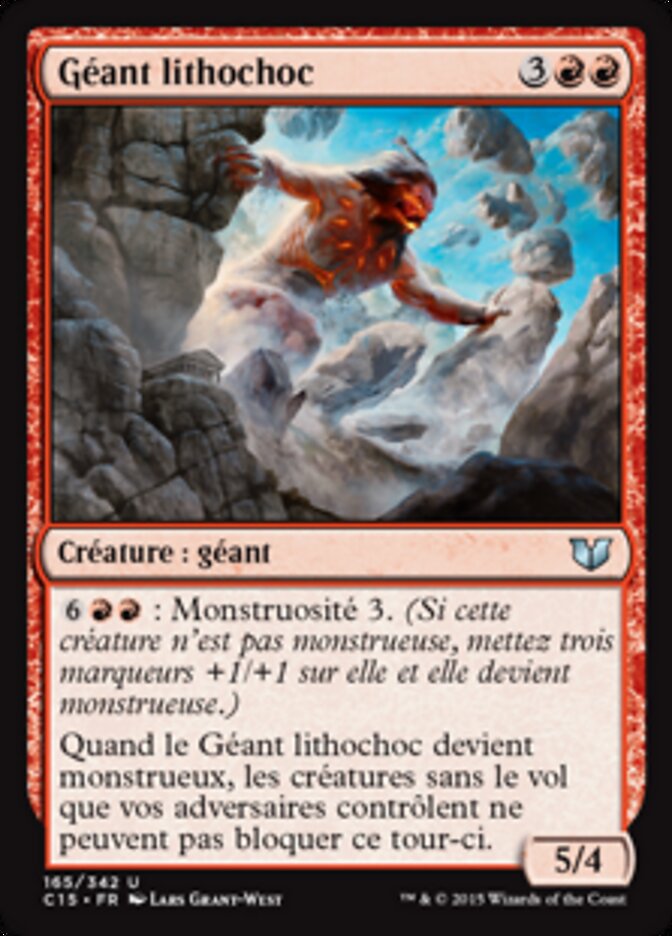 Géant lithochoc — Commander 2015 165/342
