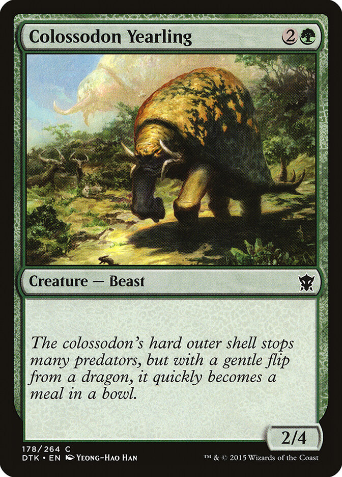 Colossodon Yearling — Dragons of Tarkir 178/264