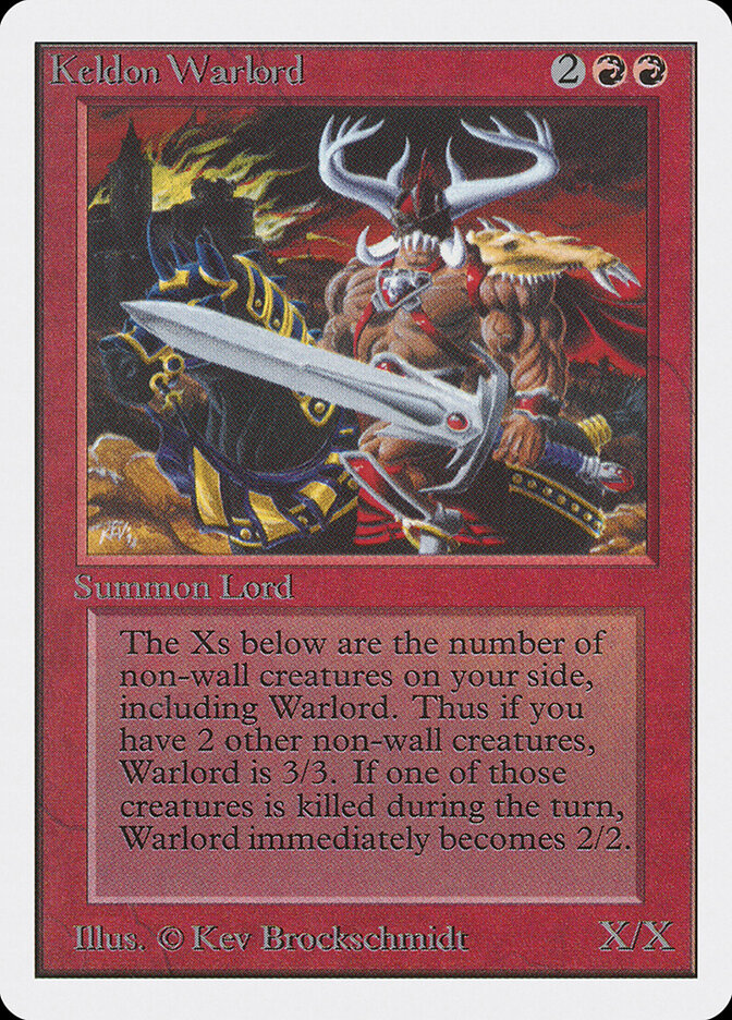 Keldon Warlord — Unlimited Edition 161/302