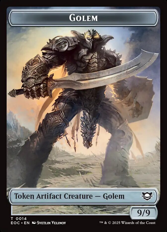 Golem — Edge of Eternities Commander Tokens 14/16