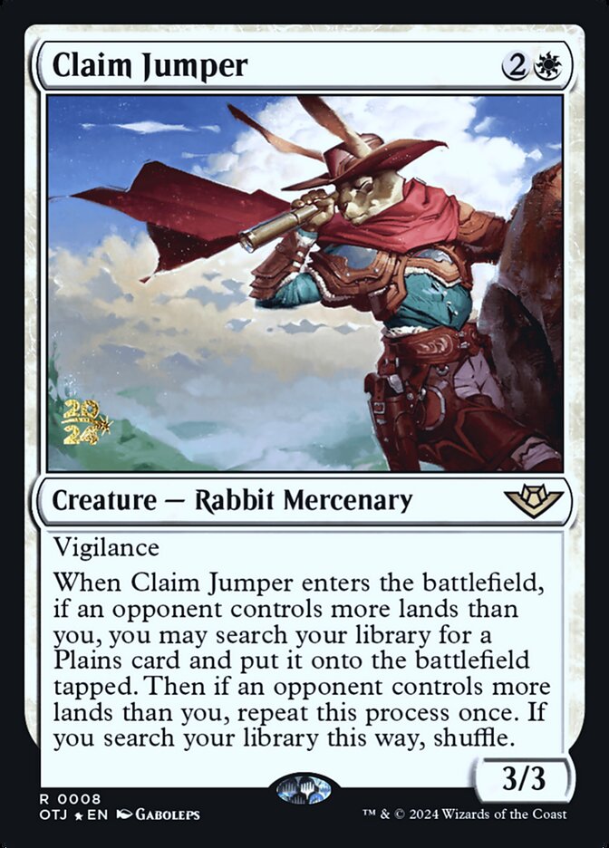 Claim Jumper — Outlaws of Thunder Junction Promos 8s/160