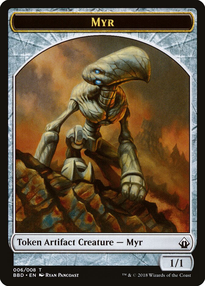 Myr — Battlebond Tokens 6/8