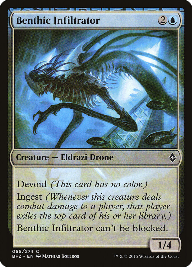Benthic Infiltrator — Battle for Zendikar 55/299