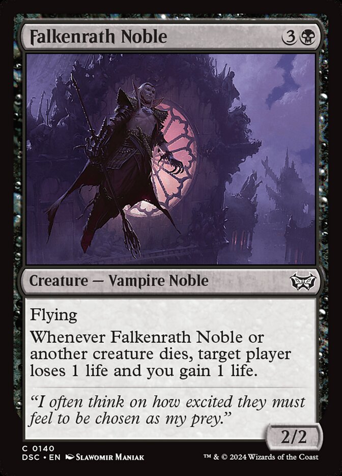 Falkenrath Noble — Duskmourn: House of Horror Commander 140/373