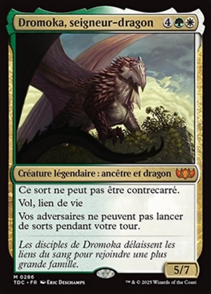 Dromoka, seigneur-dragon — Tarkir: Dragonstorm Commander 286/413