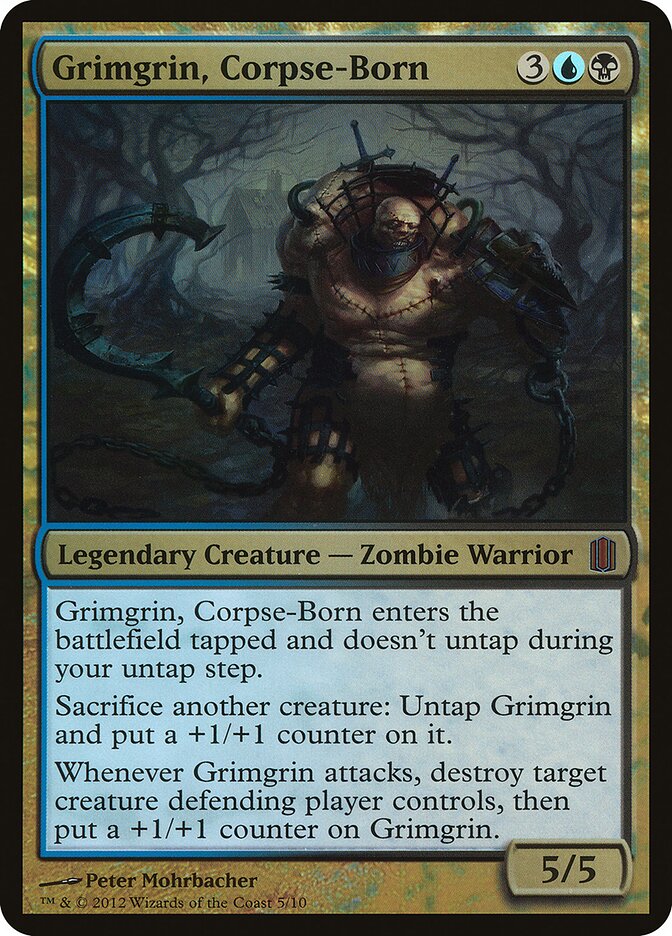 Grimgrin, Corpse-Born — Commander's Arsenal Oversized 5/10