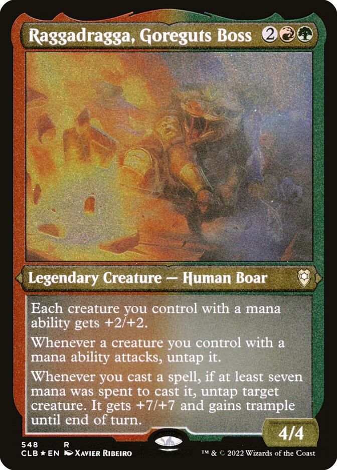 Raggadragga, Goreguts Boss — Commander Legends: Battle for Baldur's Gate 548/936