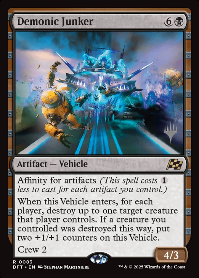Demonic Junker — Aetherdrift Promos 83p/160
