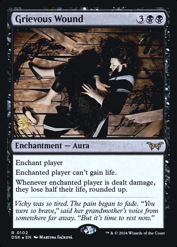 Grievous Wound — Duskmourn: House of Horror Promos 102s/160