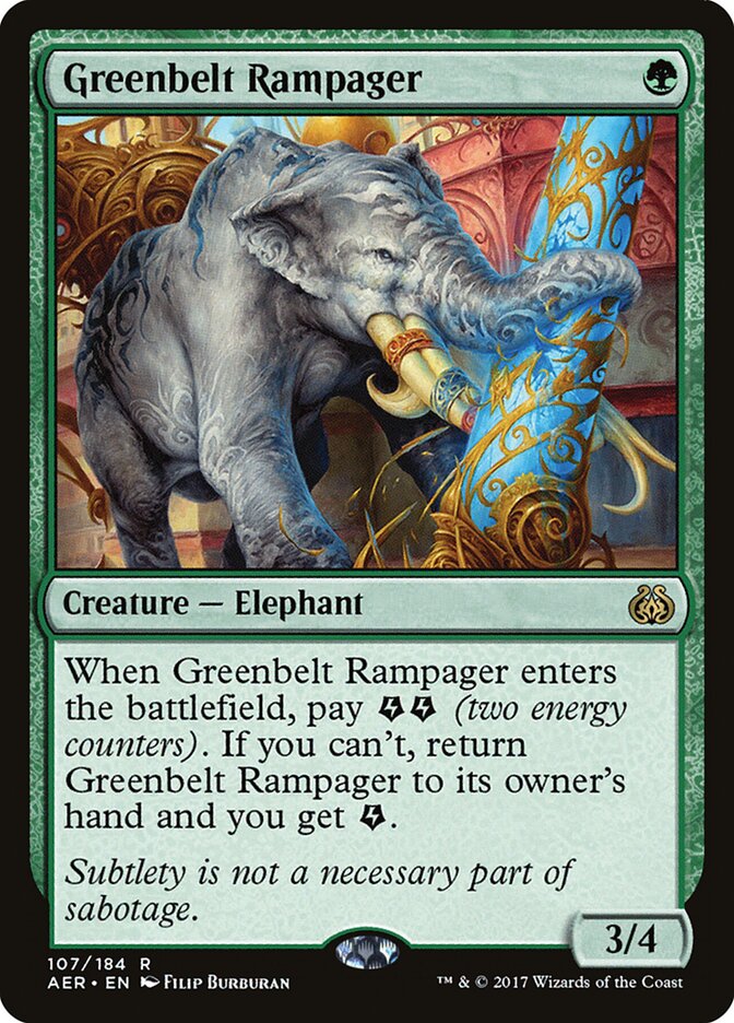 Greenbelt Rampager — Aether Revolt 107/194