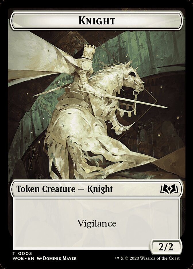 Knight — Wilds of Eldraine Tokens 3/18